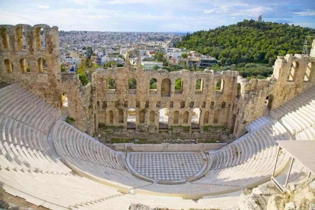 Ferienwohnung Traveler'S Dream In Historic Acropolis Downtown Athen Exterior foto